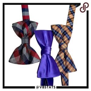 Set of 3 Bow Ties 1 BWT, 2 NWOT